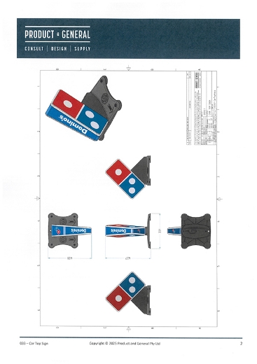 Picture of Car Topper Base w. Mag Feet + Strap