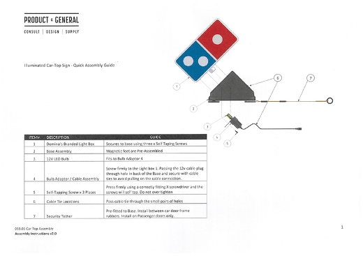 Picture of Car Topper Base w. Mag Feet + Strap